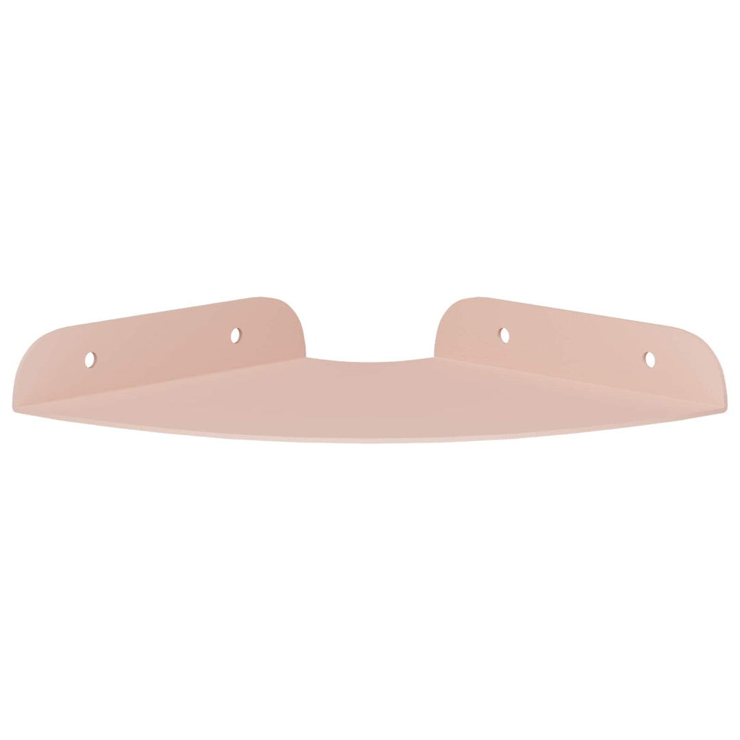 Svævende hylde med hylde 2 pcs Lyserød 15 x 15 x 2 cm