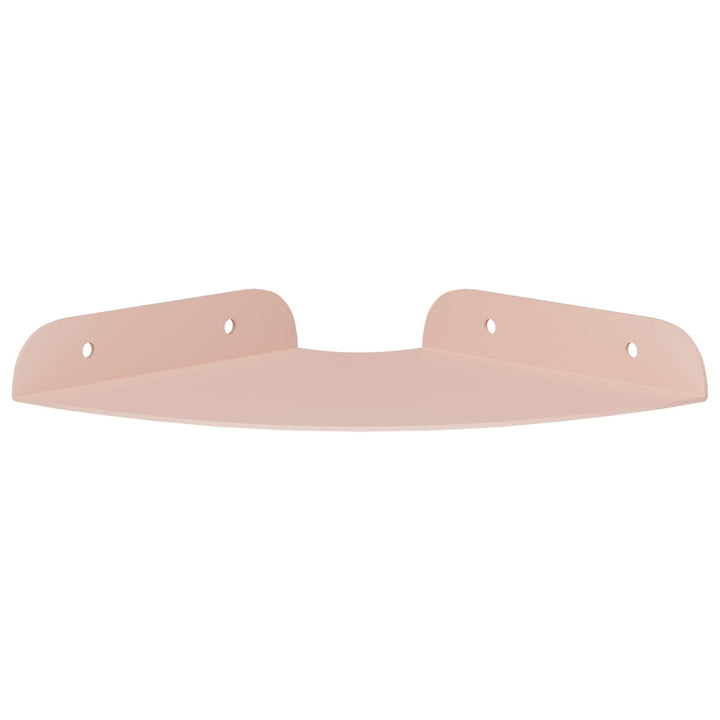 Svævende hylde med hylde 2 pcs Lyserød 15 x 15 x 2 cm