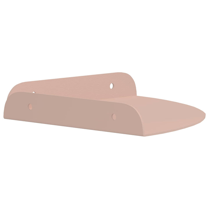Svævende hylde med hylde 2 pcs Lyserød 18 x 18 x 2 cm