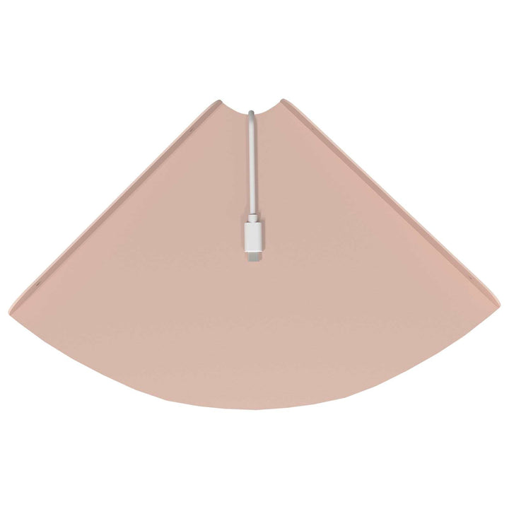 Svævende hylde med hylde 2 pcs Lyserød 24 x 24 x 2 cm
