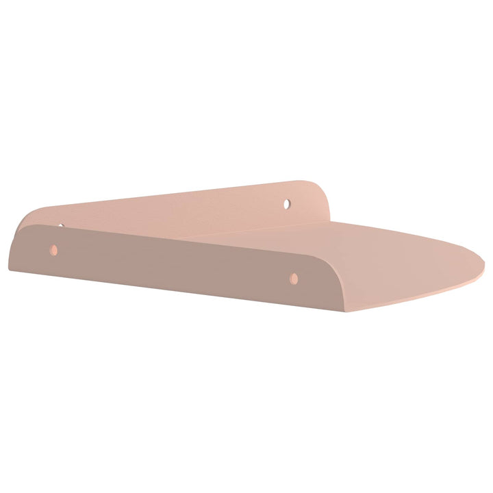 Svævende hylde med hylde 4 pcs Lyserød 24 x 24 x 2 cm