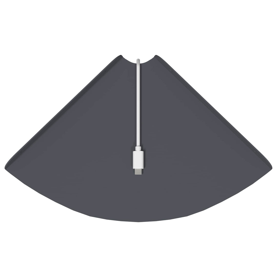 Svævende hylde med hylde 4 pcs Antracit 24 x 24 x 2,3 cm