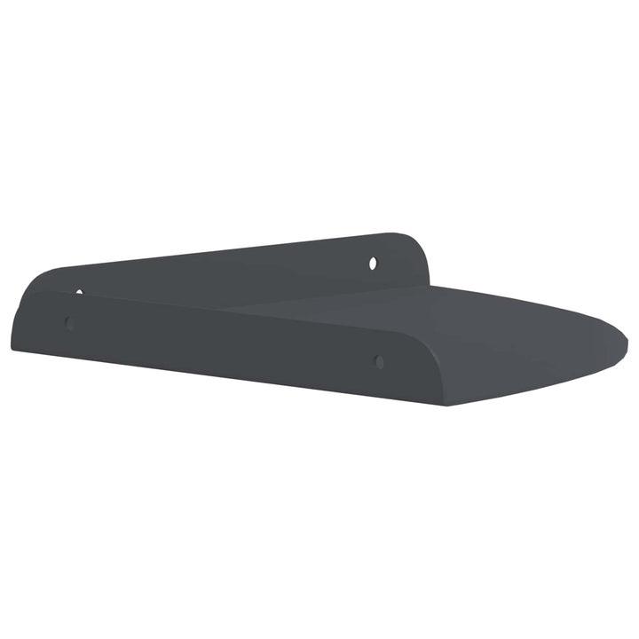 Svævende hylde med hylde 4 pcs Antracit 24 x 24 x 2,3 cm