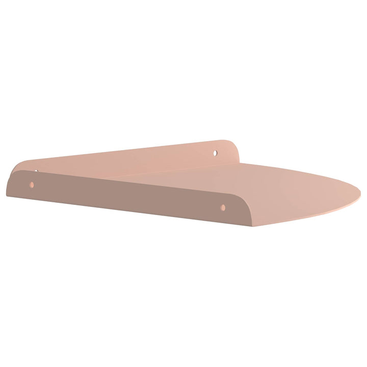 Svævende hylde med hylde 2 pcs Lyserød 30 x 30 x 2 cm