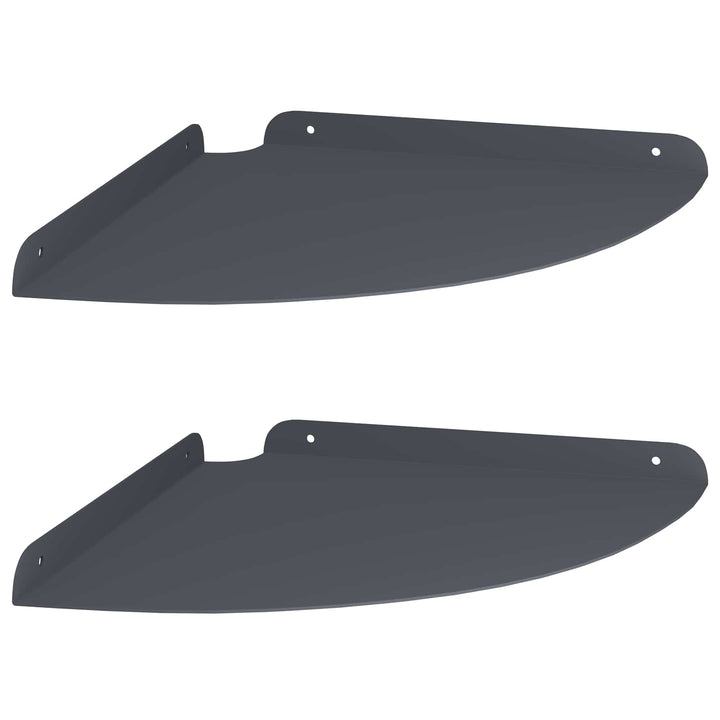 Svævende hylde med hylde 2 pcs Antracit 30 x 30 x 2 cm