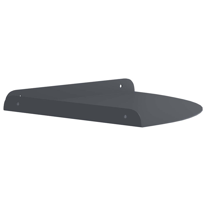 Svævende hylde med hylde 2 pcs Antracit 30 x 30 x 2 cm