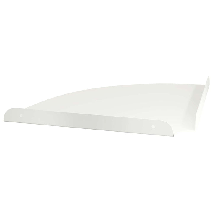 Svævende hylde med hylde 2 pcs Hvid 30 x 30 x 2 cm
