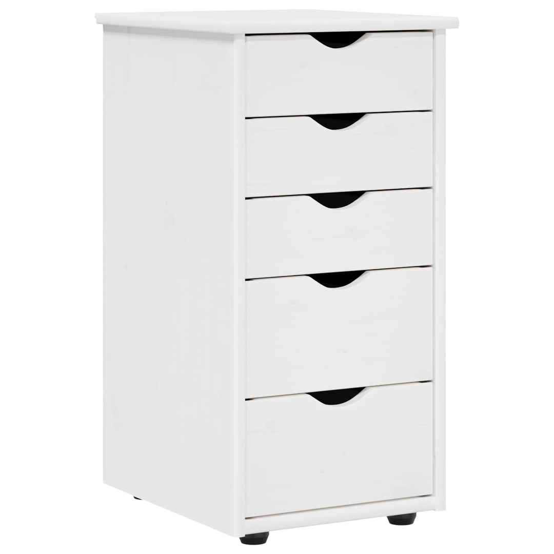 Kabinet Hvid 34 x 39 x 61,5 cm Massivt fyrretræ