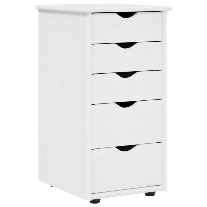 Kabinet Hvid 34 x 39 x 61,5 cm Massivt fyrretræ