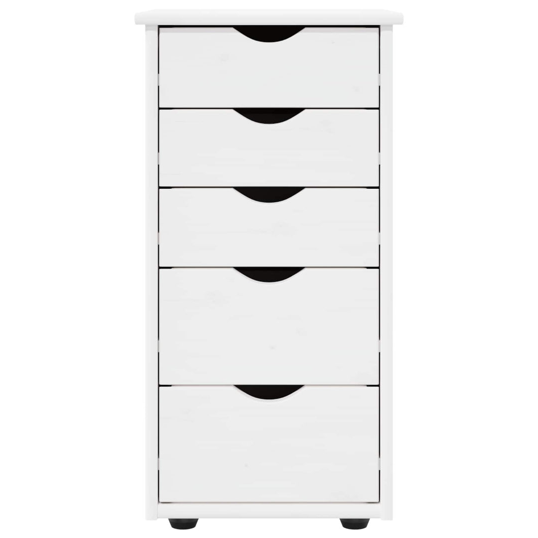 Kabinet Hvid 34 x 39 x 61,5 cm Massivt fyrretræ