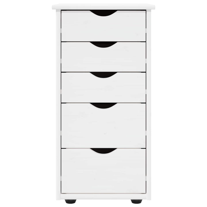 Kabinet Hvid 34 x 39 x 61,5 cm Massivt fyrretræ