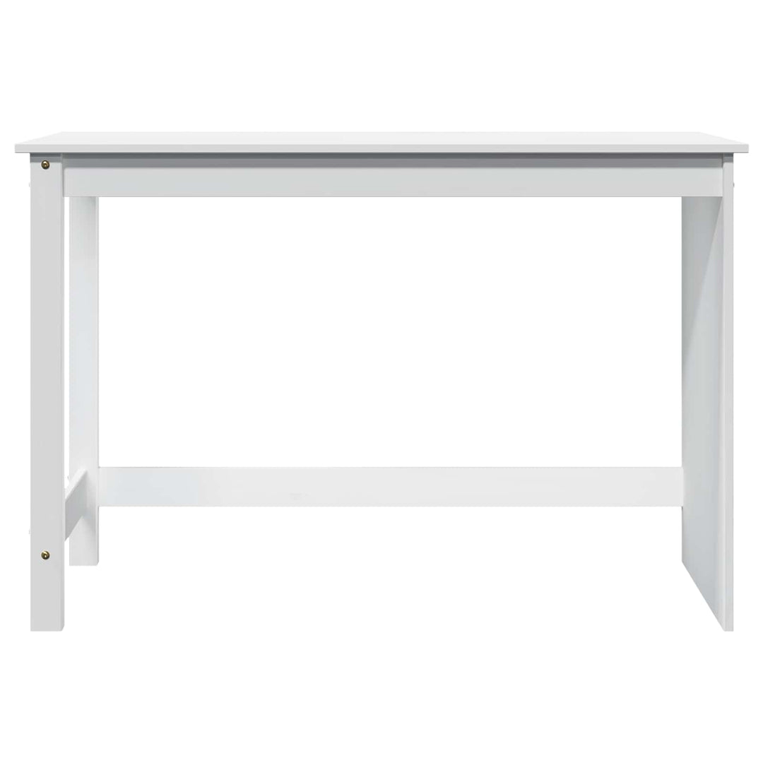 Bord Hvid 112 x 50 x 75 cm Massivt fyrretræ