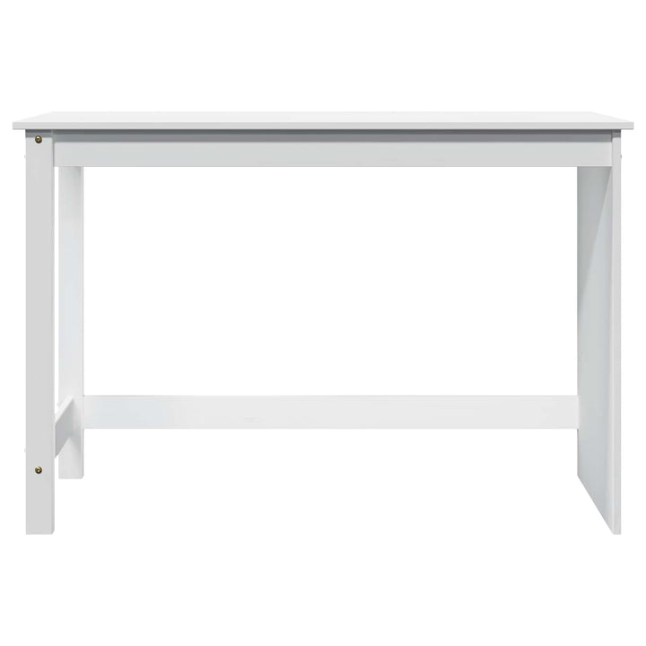 Bord Hvid 112 x 50 x 75 cm Massivt fyrretræ