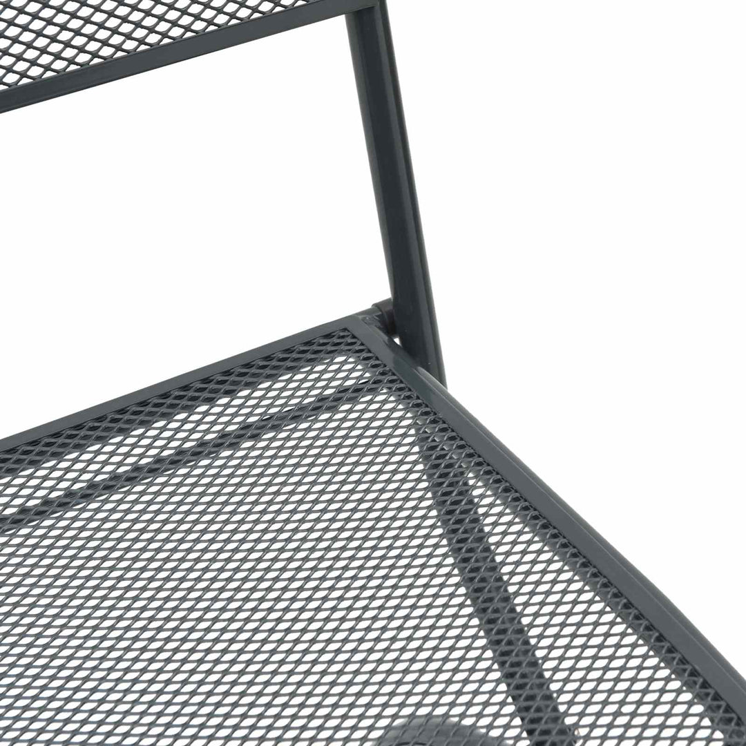 Havestole 2 pcs Antracit 52,5 x 46 x 82 cm Jern