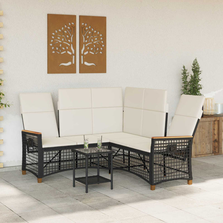 Havemøbel-set med reclining sofa 5-Antal sæder