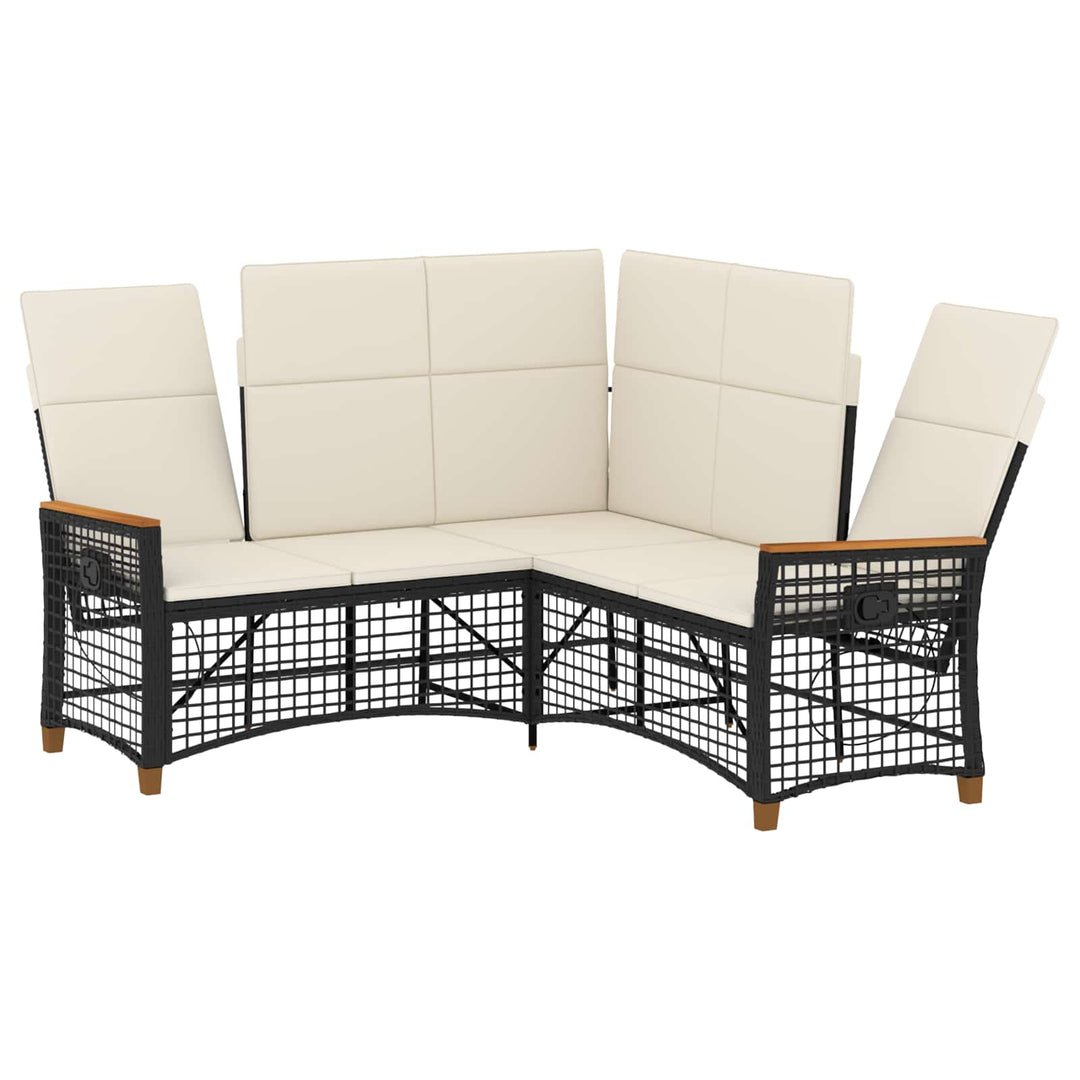 Havemøbel-set med reclining sofa 5-Antal sæder