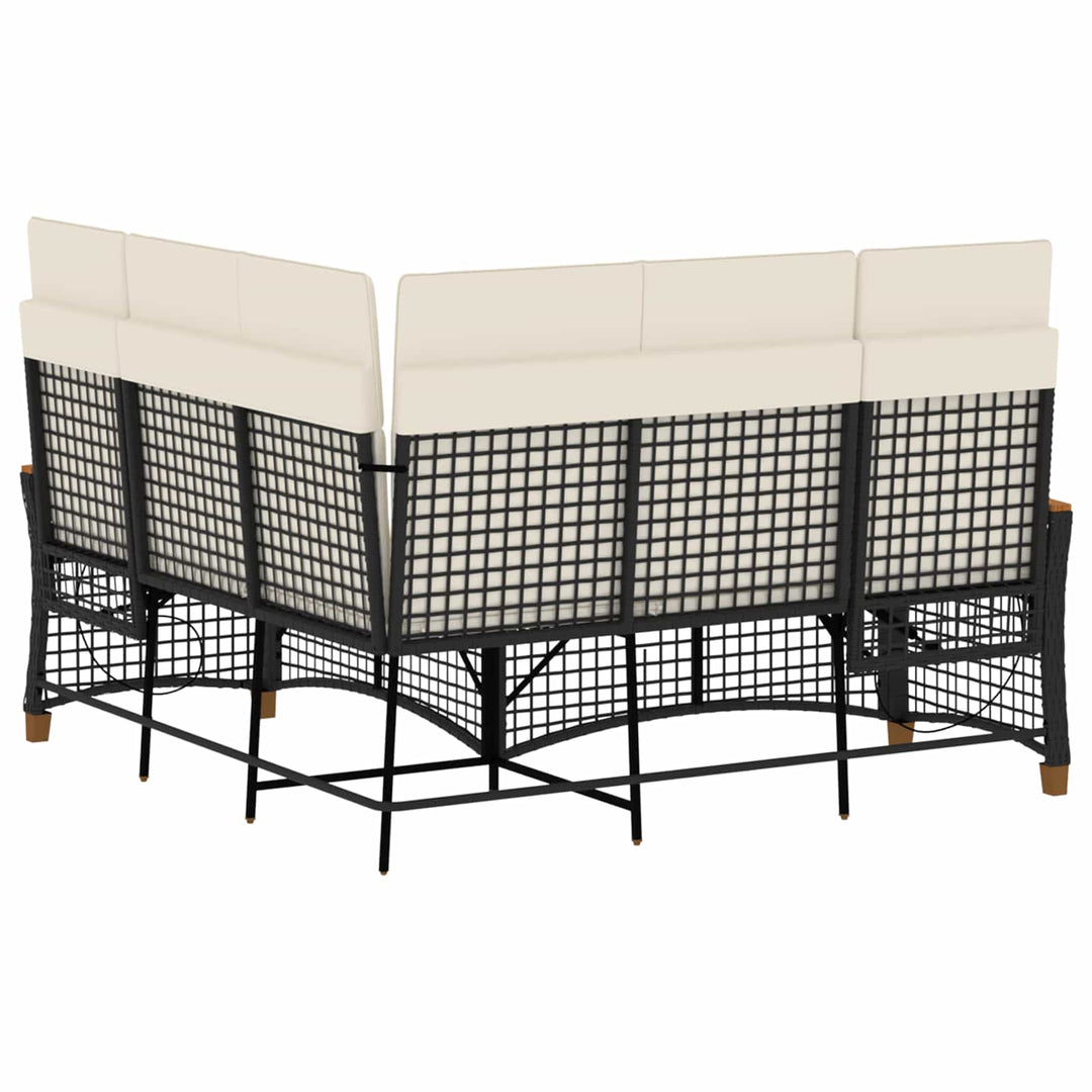 Havemøbel-set med reclining sofa 5-Antal sæder