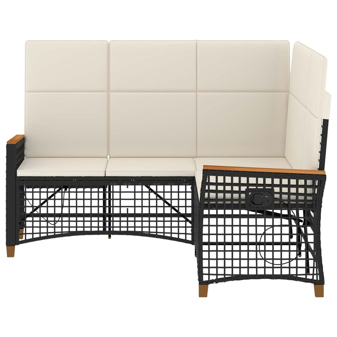 Havemøbel-set med reclining sofa 5-Antal sæder