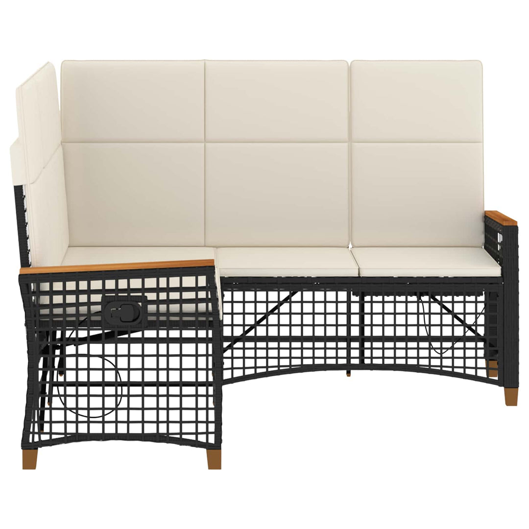 Havemøbel-set med reclining sofa 5-Antal sæder