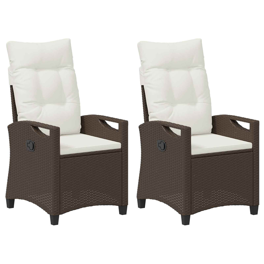 Have Stol 2 pcs Brun og Creme 56 x 60 x 112 cm