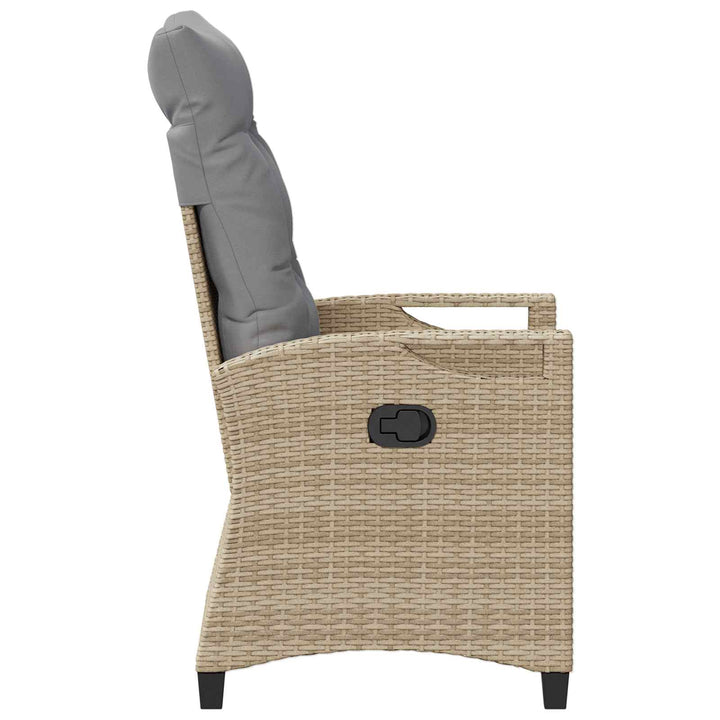 Have Stol 2 pcs Beige og lys grå 56 x 60 x 112 cm