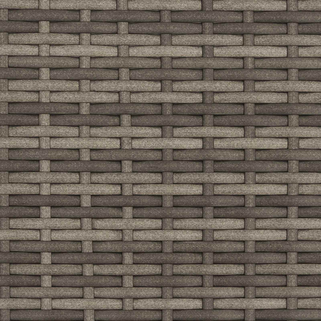 Havebænk Grå og Mørkegrå 105 x 60 x 112 cm Stål og Polyester
