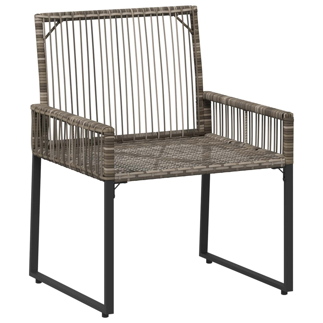 Have møbel sæt 7 stk. Grå og Marineblå polyrattan