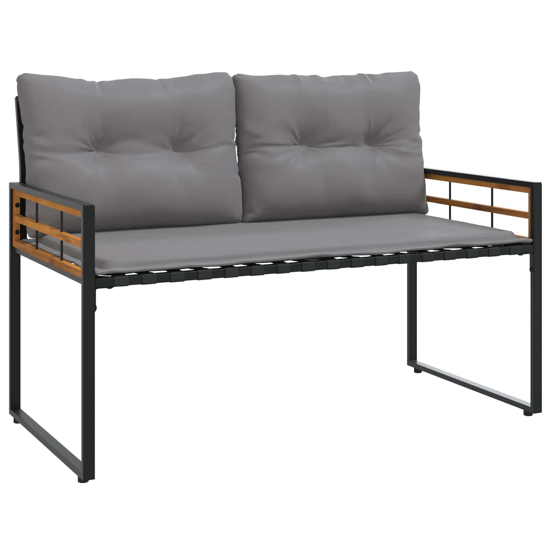Trælagersbænk 114 x 55 x 77 cm Lysegrå Rektangulær