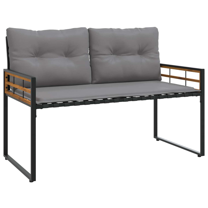 Trælagersbænk 114 x 55 x 77 cm Lysegrå Rektangulær