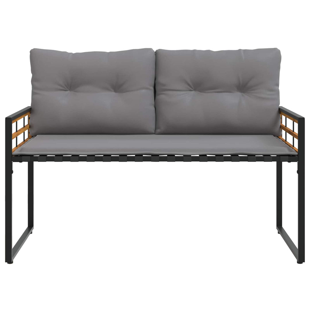Trælagersbænk 114 x 55 x 77 cm Lysegrå Rektangulær