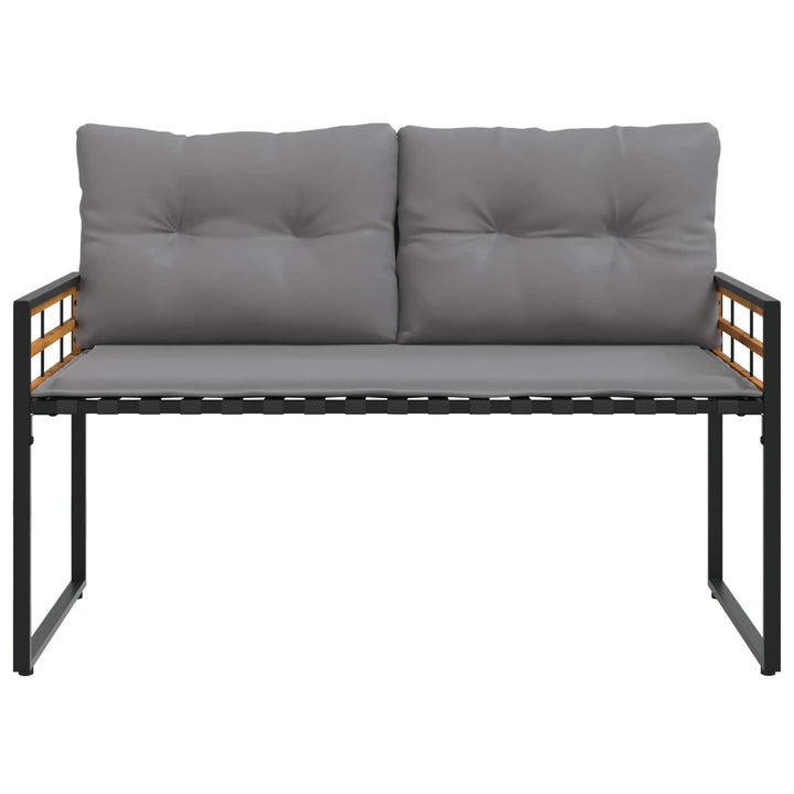 Trælagersbænk 114 x 55 x 77 cm Lysegrå Rektangulær