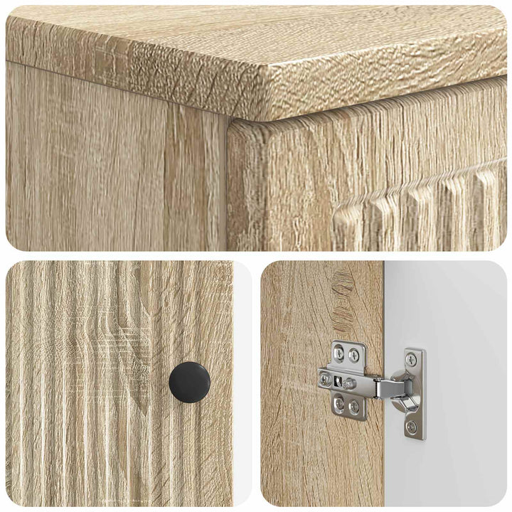 Badeværelsesskabsunder EDE Sonoma-eg 59,5 x 31,5 x 59 cm