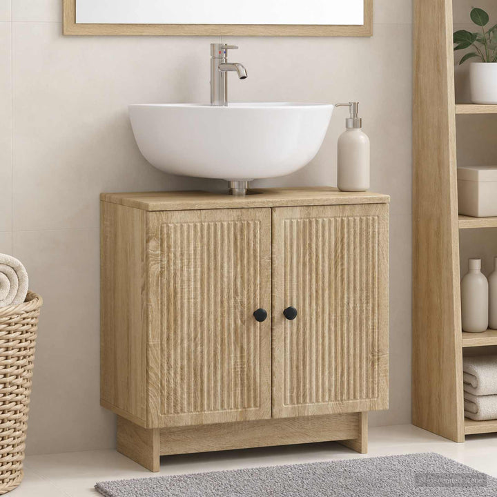 Badeværelsesskabsunder EDE Sonoma-eg 59,5 x 31,5 x 59 cm