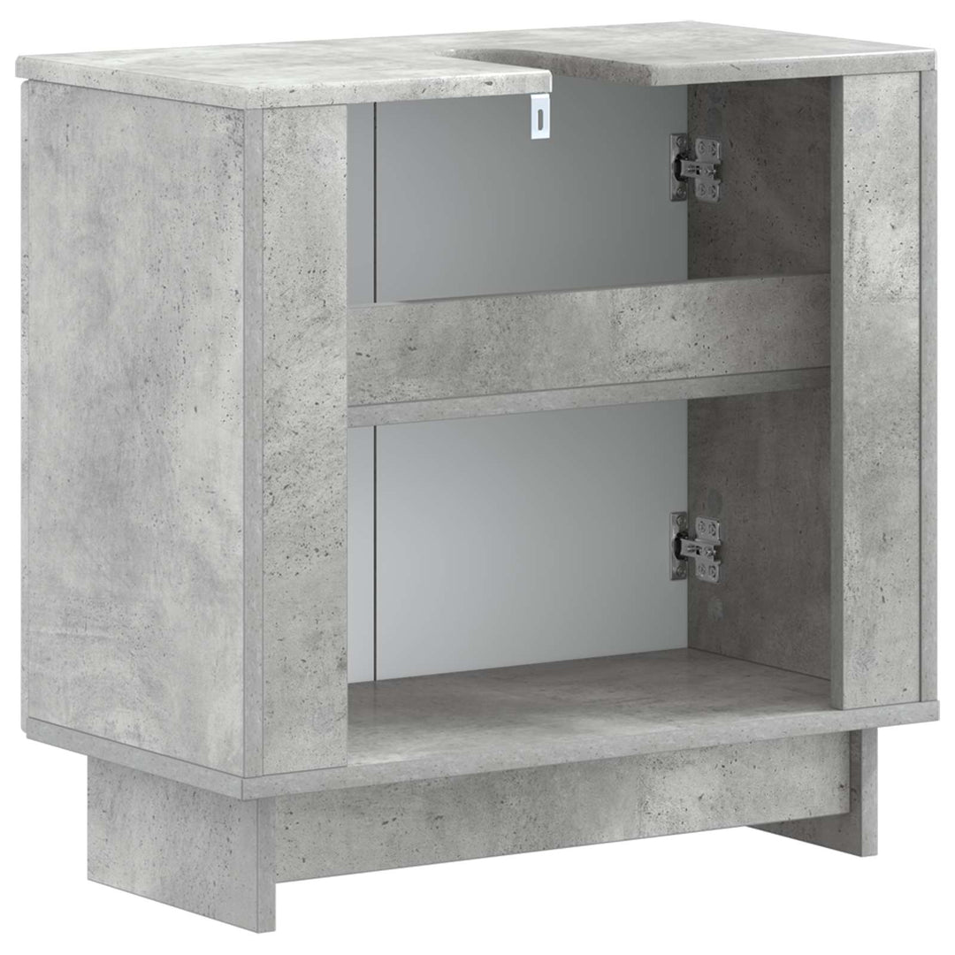 Badeværelsesskabsunder EDE Betongrå 59,5 x 31,5 x 59 cm