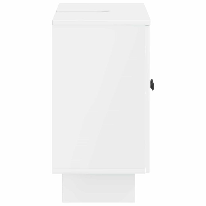 Badeværelsesskabsunder EDE Hvid højglans 59,5 x 31,5 x 59 cm