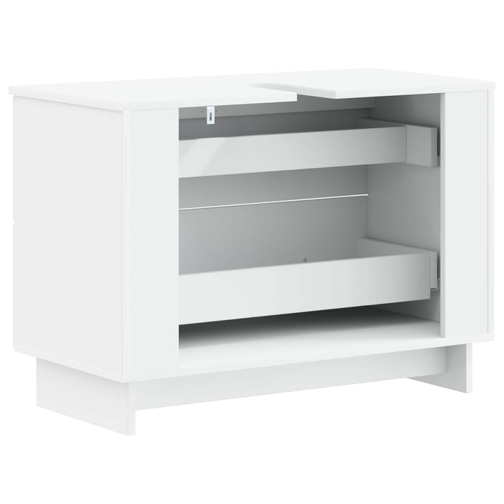 Badeværelsesskabsunder EDE Hvid 82 x 41 x 59 cm Konstrueret træ