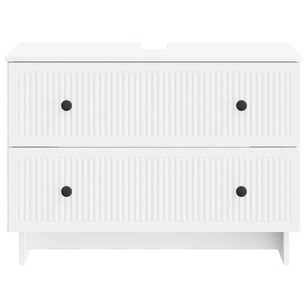 Badeværelsesskabsunder EDE Hvid 82 x 41 x 59 cm Konstrueret træ