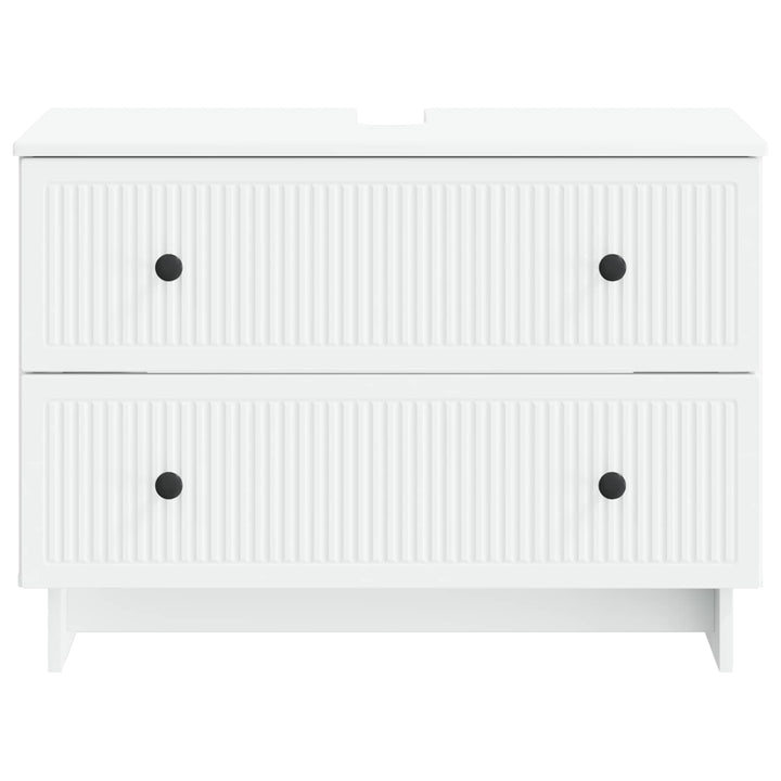 Badeværelsesskabsunder EDE Hvid 82 x 41 x 59 cm Konstrueret træ