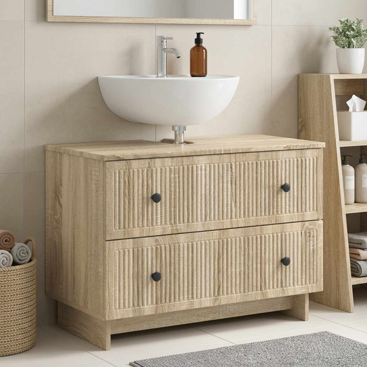 Badeværelsesskabsunder EDE Sonoma-eg 82 x 41 x 59 cm