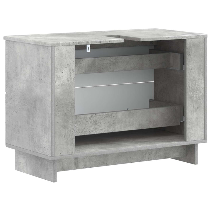 Badeværelsesskabsunder EDE Betongrå 82 x 41 x 59 cm