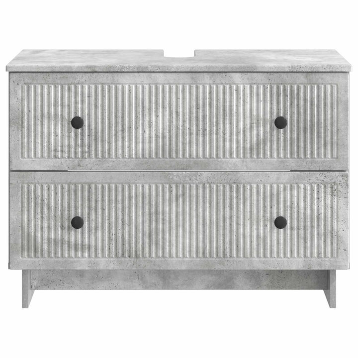Badeværelsesskabsunder EDE Betongrå 82 x 41 x 59 cm