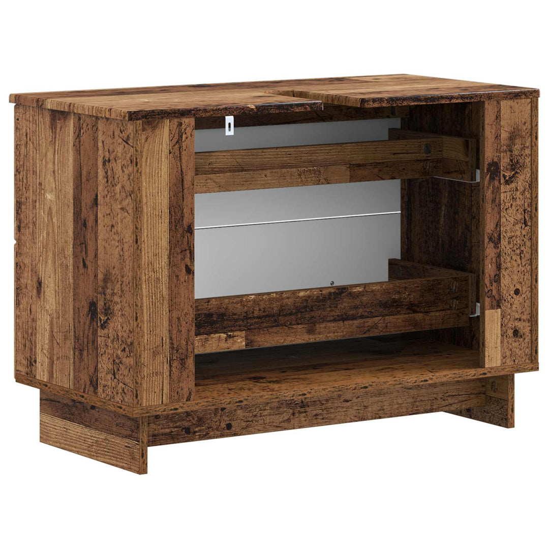 Badeværelsesskabsunder EDE Gammelt træ 82 x 41 x 59 cm