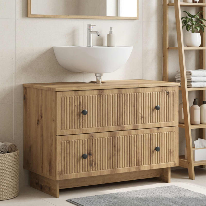 Badeværelsesskabsunder EDE Artisan-eg 82 x 41 x 59 cm