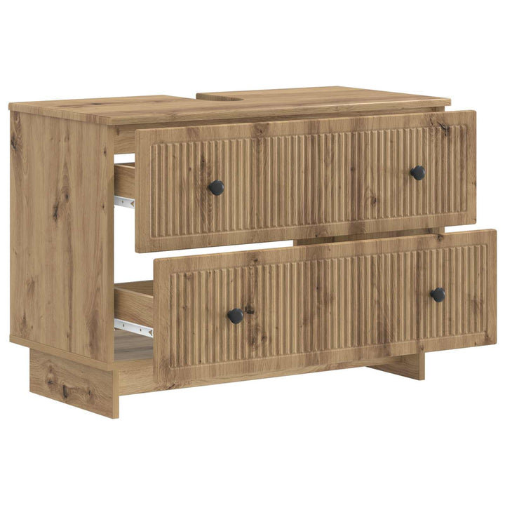 Badeværelsesskabsunder EDE Artisan-eg 82 x 41 x 59 cm
