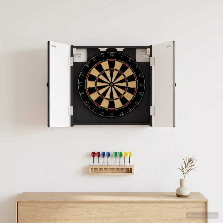 Dartboard Skab BREDA Sort 52,5 x 10,5 x 53,5 cm Konstrueret træ
