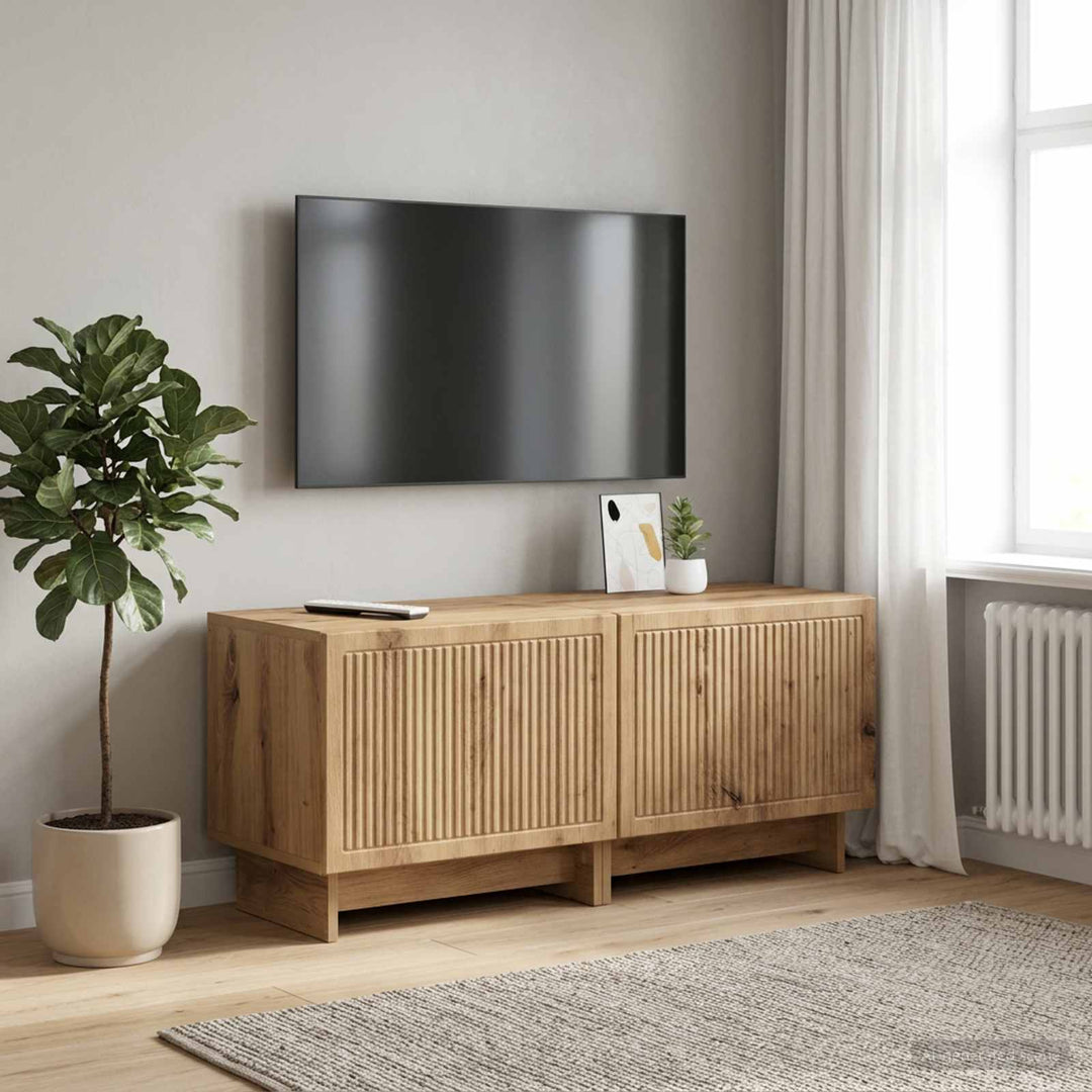 TV-skab Artisan-eg Konstrueret træ