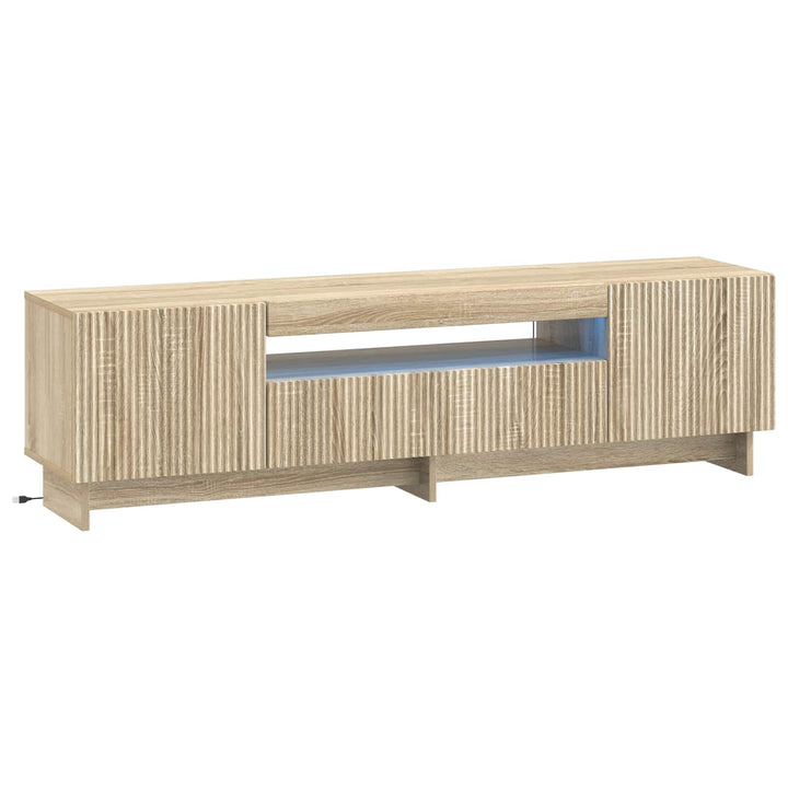LED TV-skab Sonoma-eg Konstrueret træ