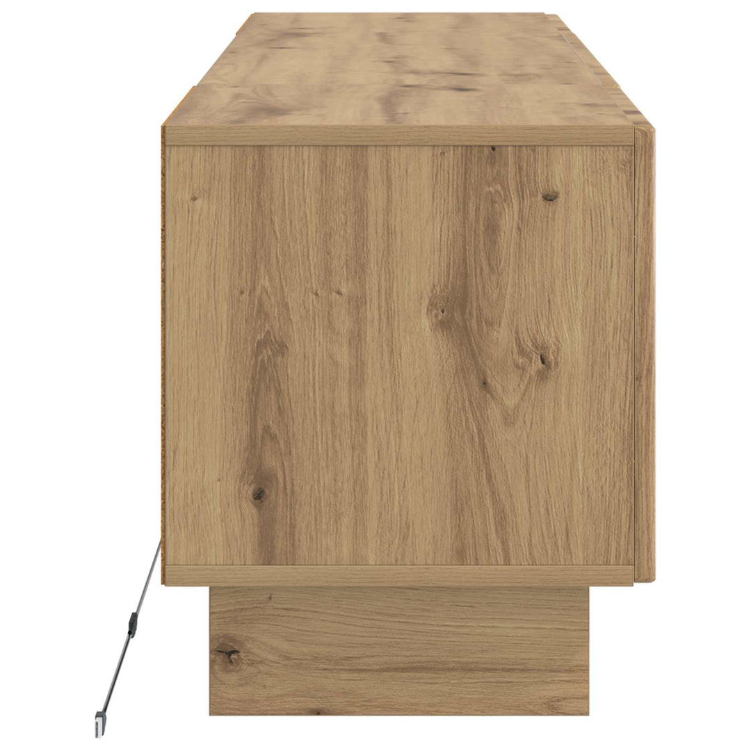 LED TV-skab Artisan-eg Konstrueret træ