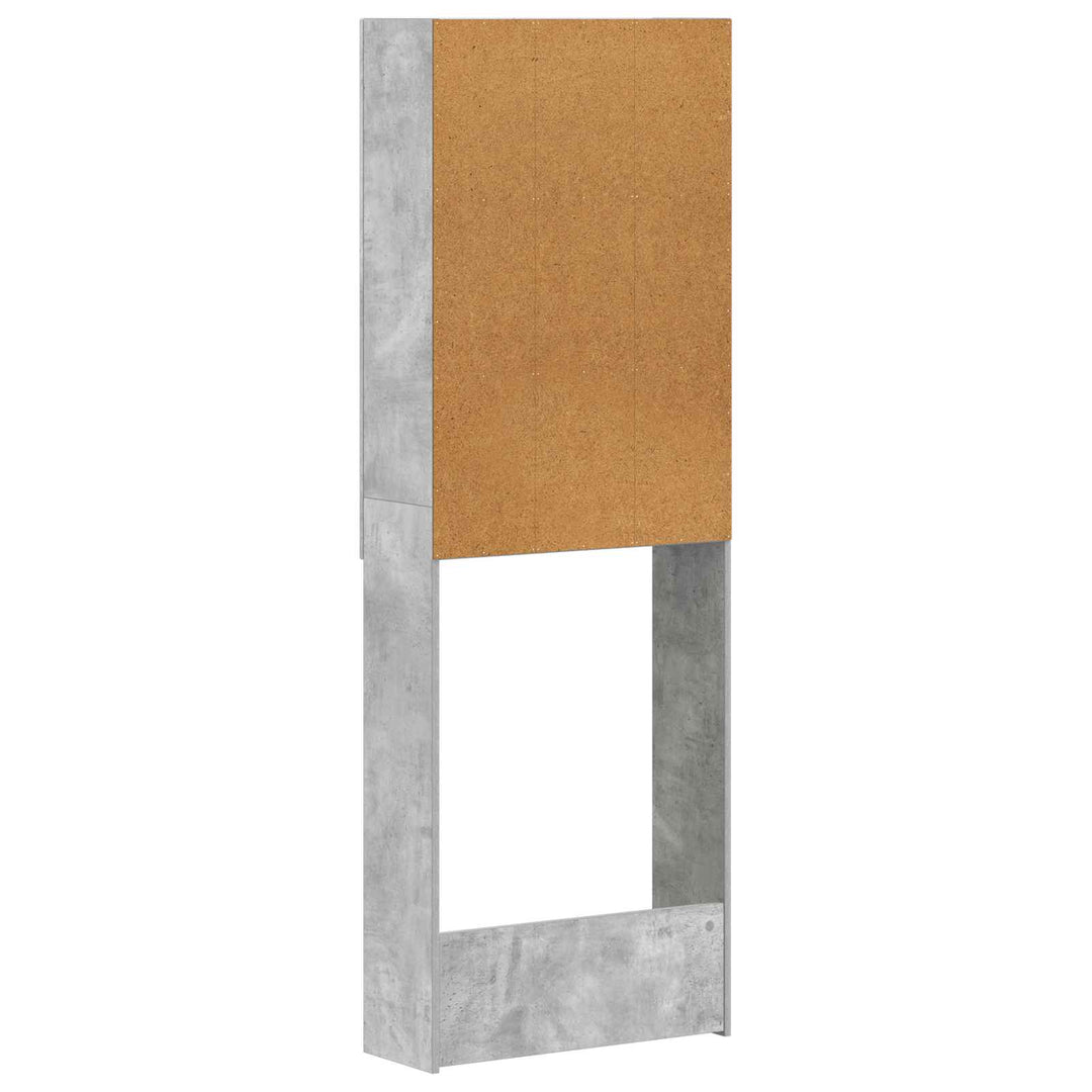Toilet Skab EDE Betongrå 66 x 25,5 x 190 cm Konstrueret træ
