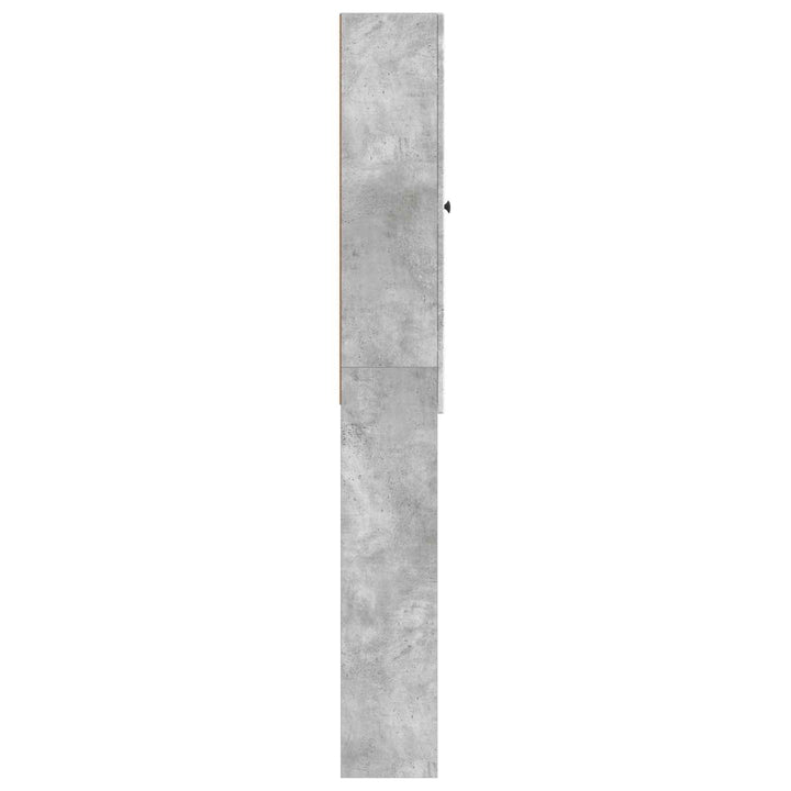 Toilet Skab EDE Betongrå 66 x 25,5 x 190 cm Konstrueret træ